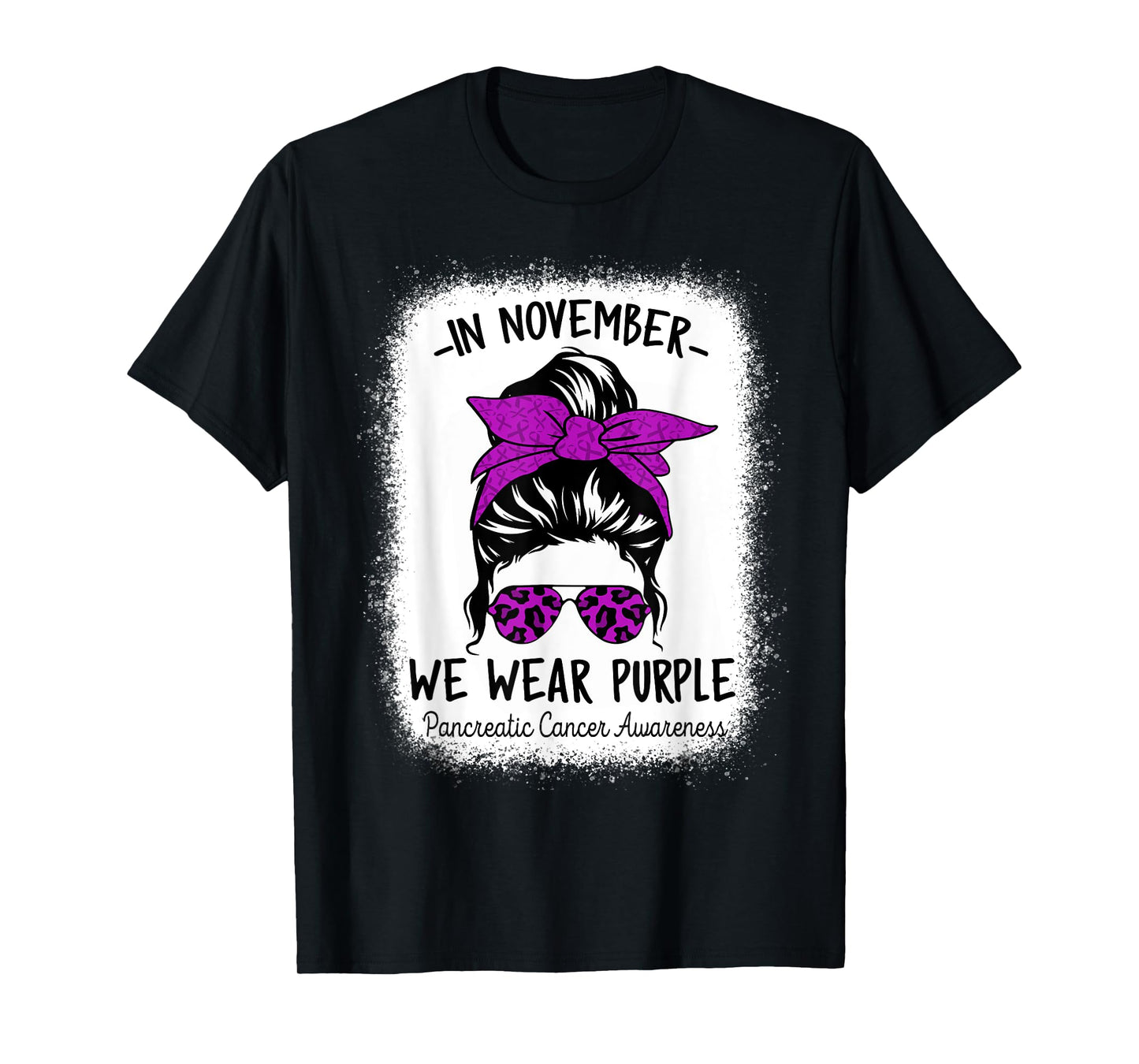 Women In November We Wear Purple Pancreatic Cancer Awareness T-Shirt