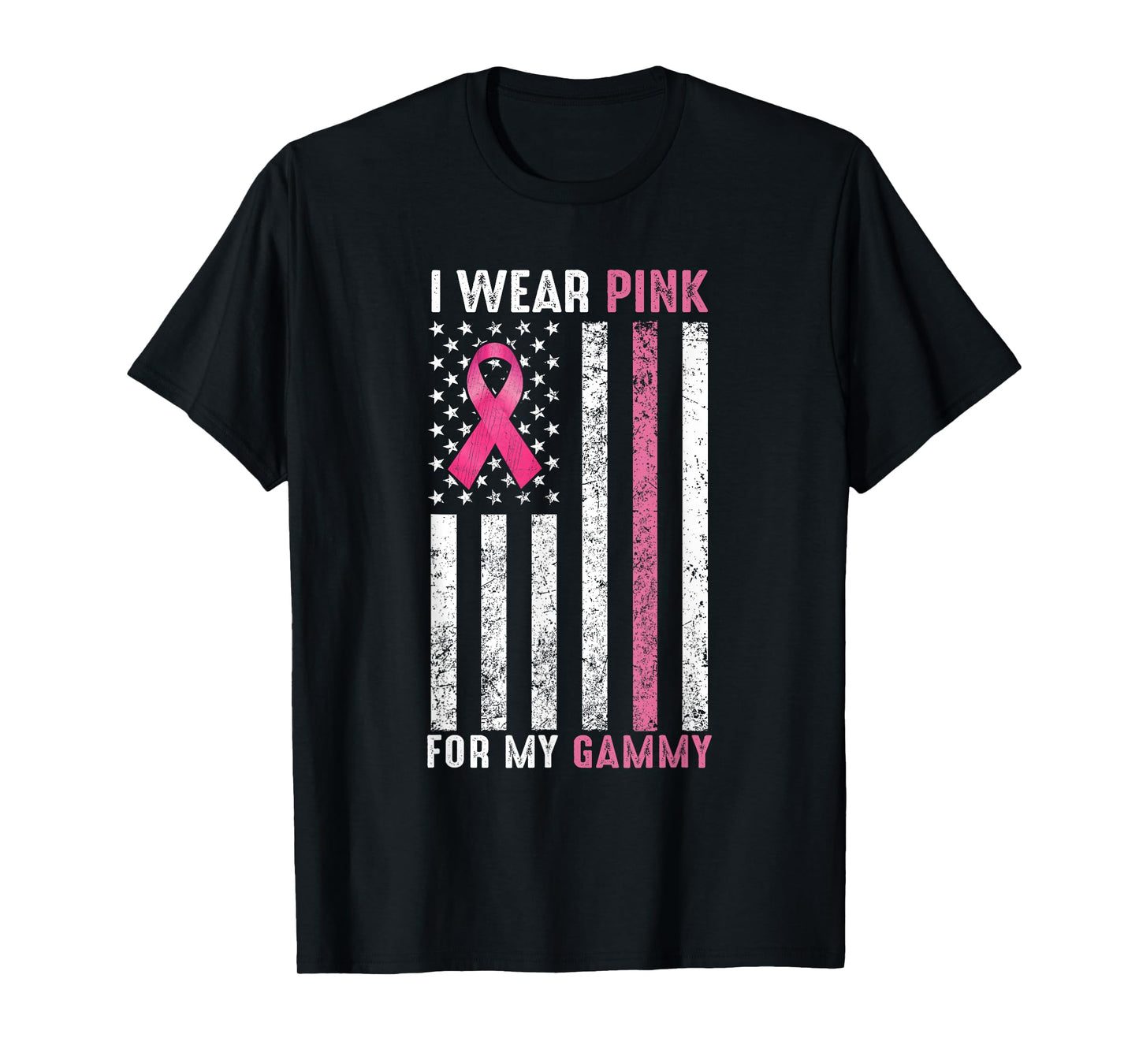 I Wear Pink For My Gammy Pink Breast Cancer Awareness Month T-Shirt