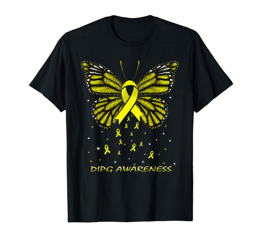 DIPG Awareness Butterfly T-Shirt