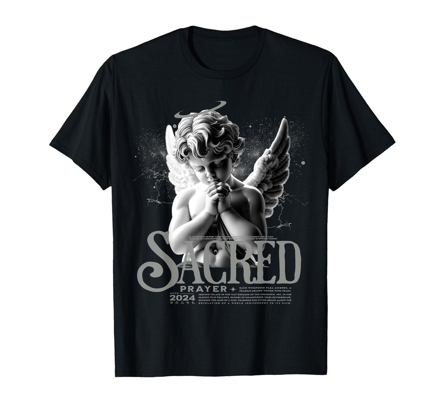 Angelus Prayer Retro Wet Cement 4s Matching Tee Men Women T-Shirt