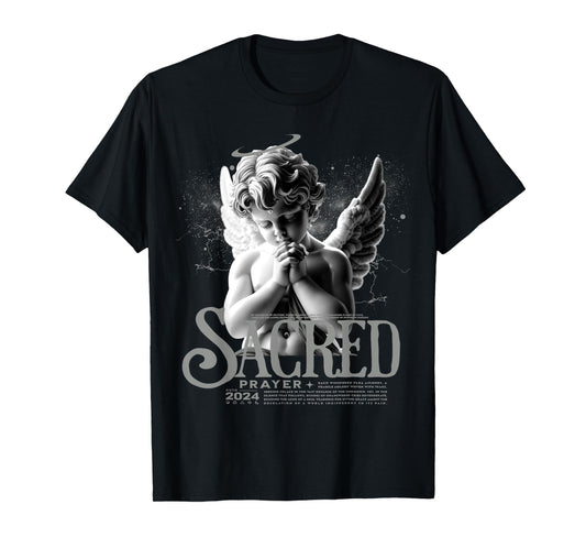 Angelus Prayer Retro Wet Cement 4s Matching Tee Men Women T-Shirt