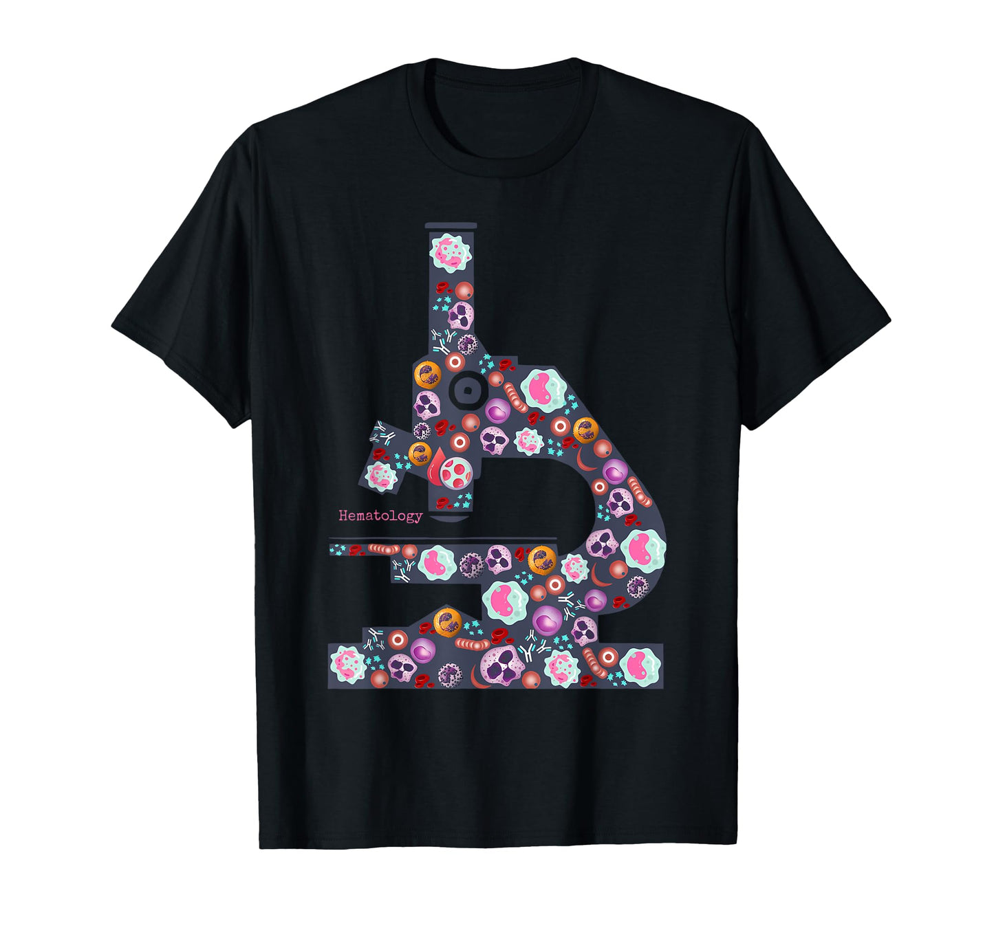 Hematology Microscope Hematologist Laboratory Science T-Shirt