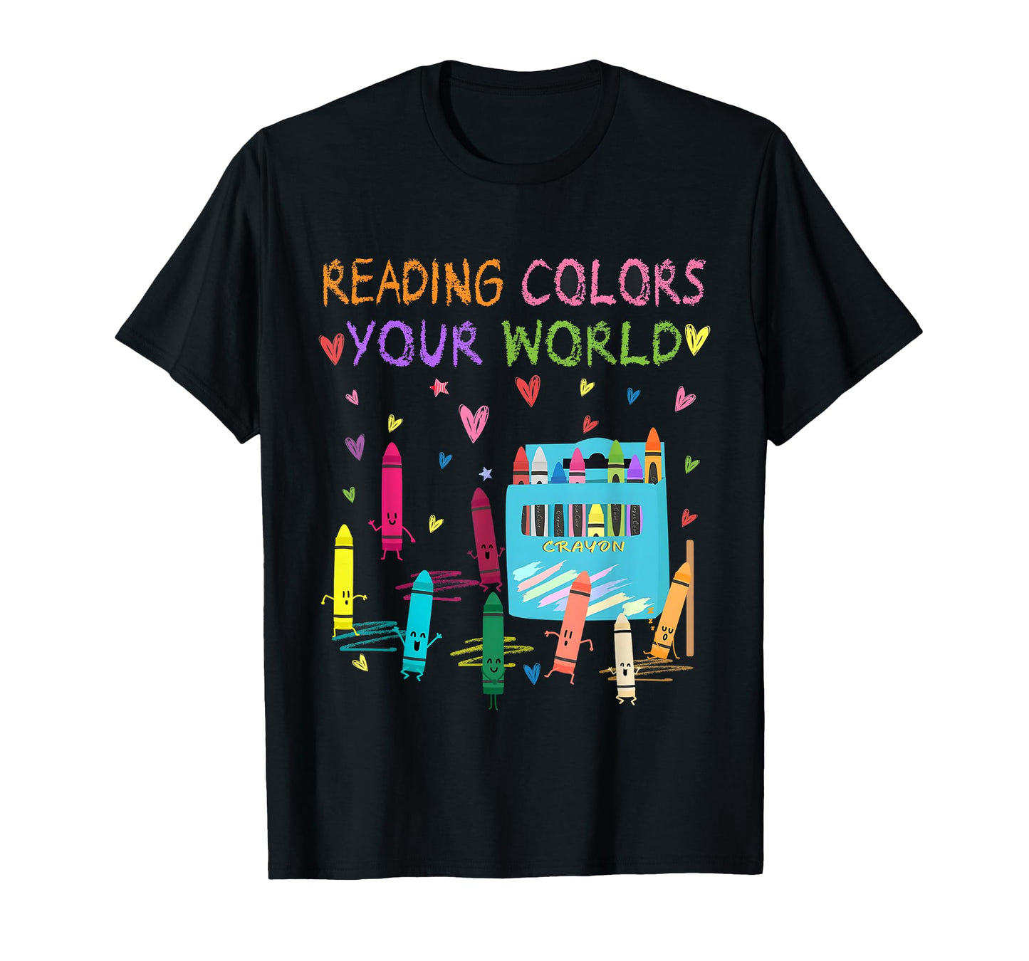 Reading Colors Your World Summer Reading 2025 Book Reading T-Shirt