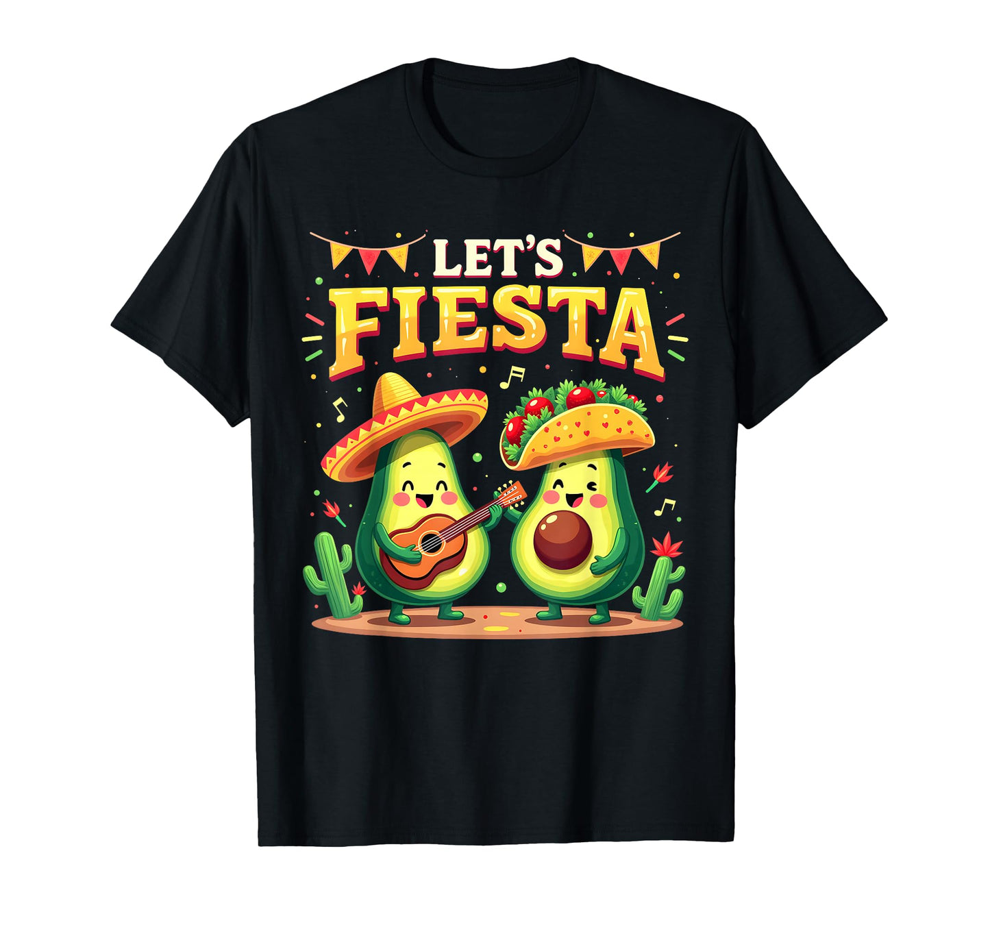 Lets Fiesta 5 Cinco De Mayo For Women Men Boys Girls Mexican T-Shirt