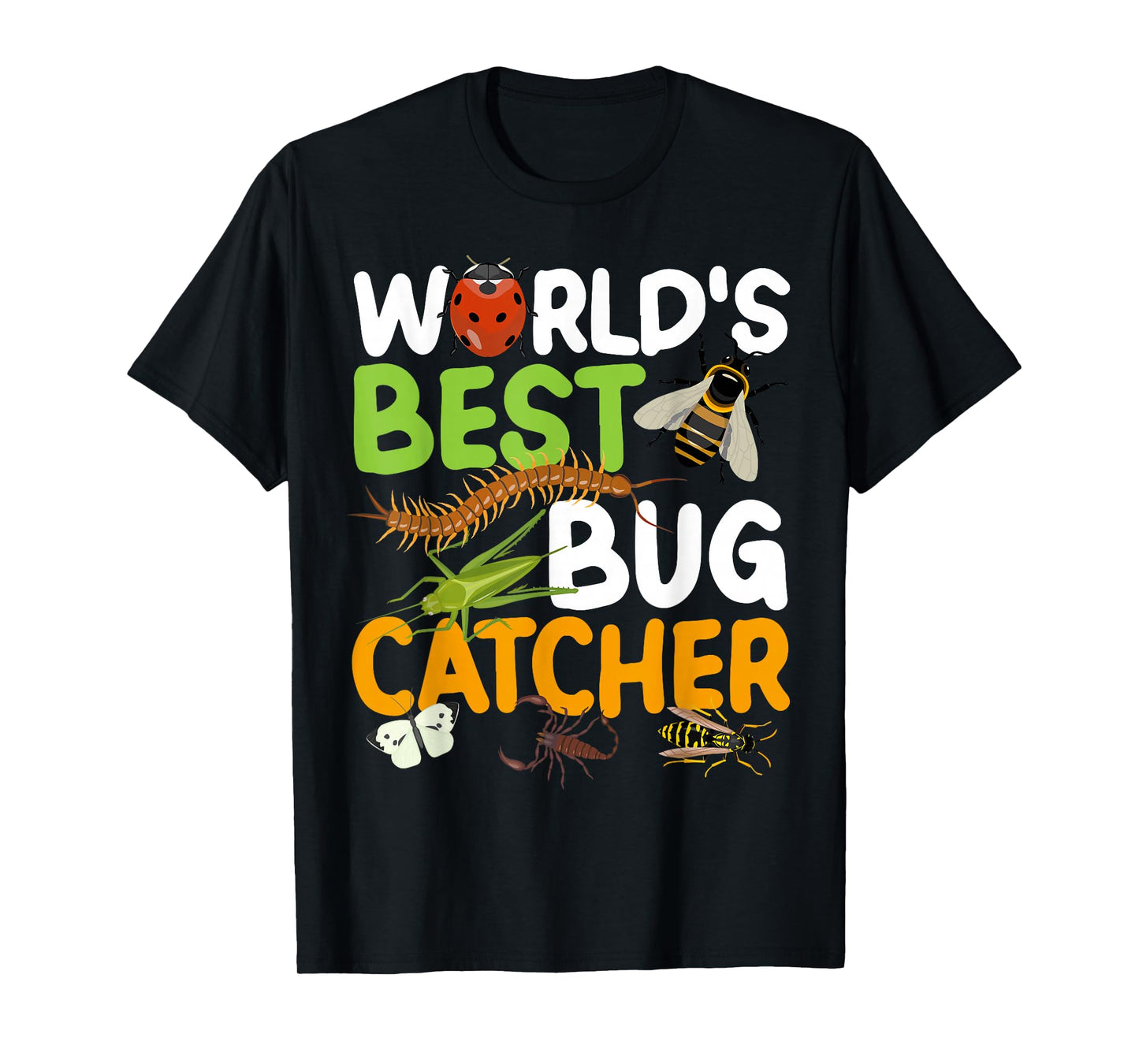 World's Best Bug Catcher Entomology Insect Catching T-Shirt