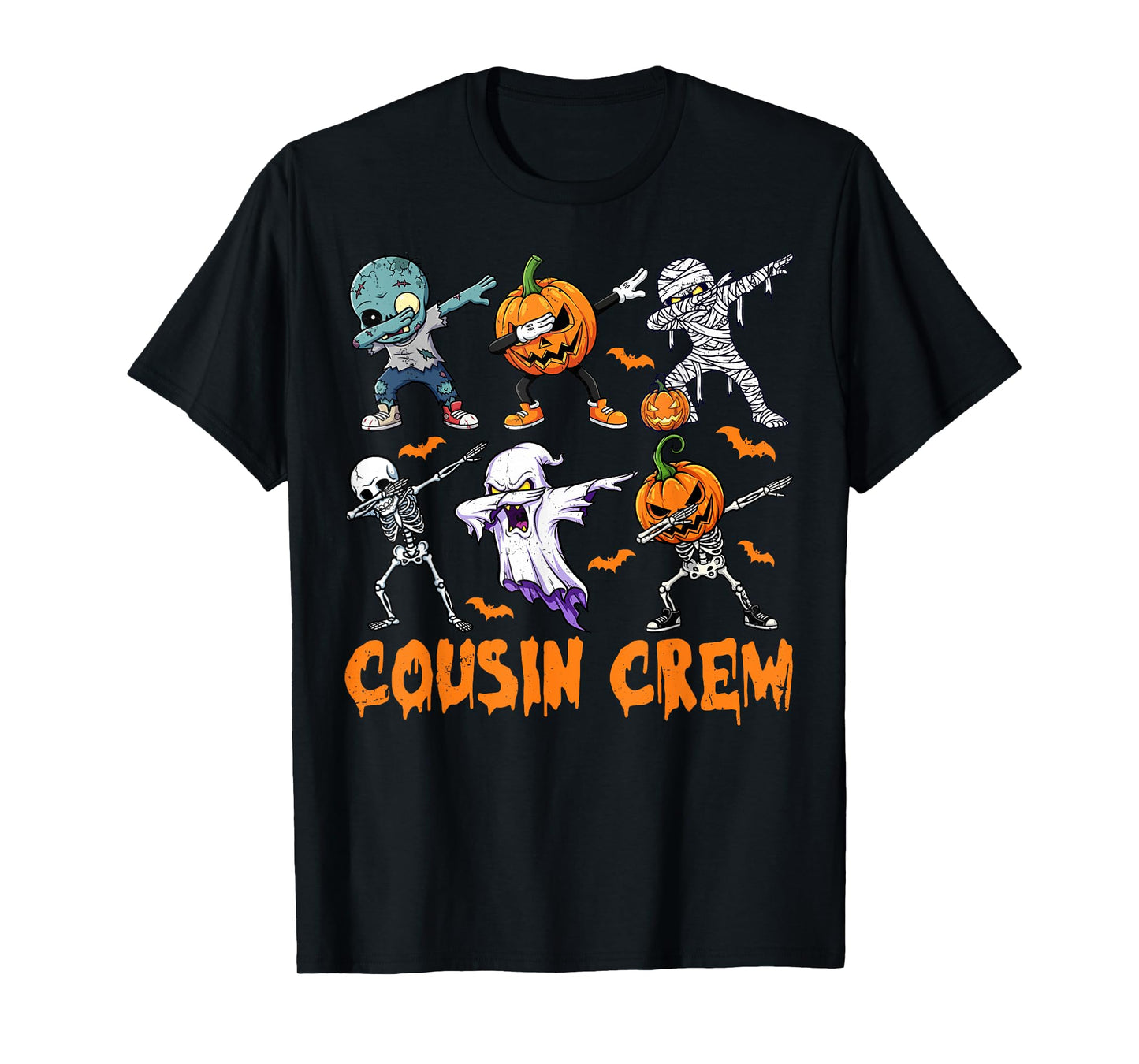Halloween Cousin Crew Dabbing Matching Costume Boys Kids T-Shirt