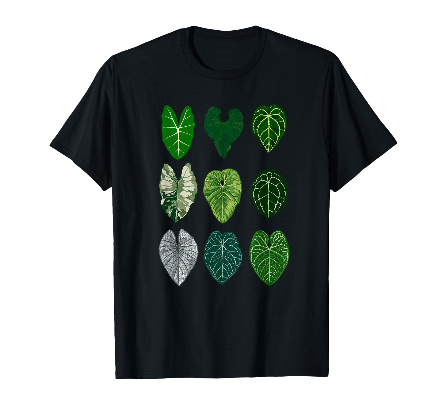 Botanist Garden Alocasia Anthurium Plant Collection leaves T-Shirt