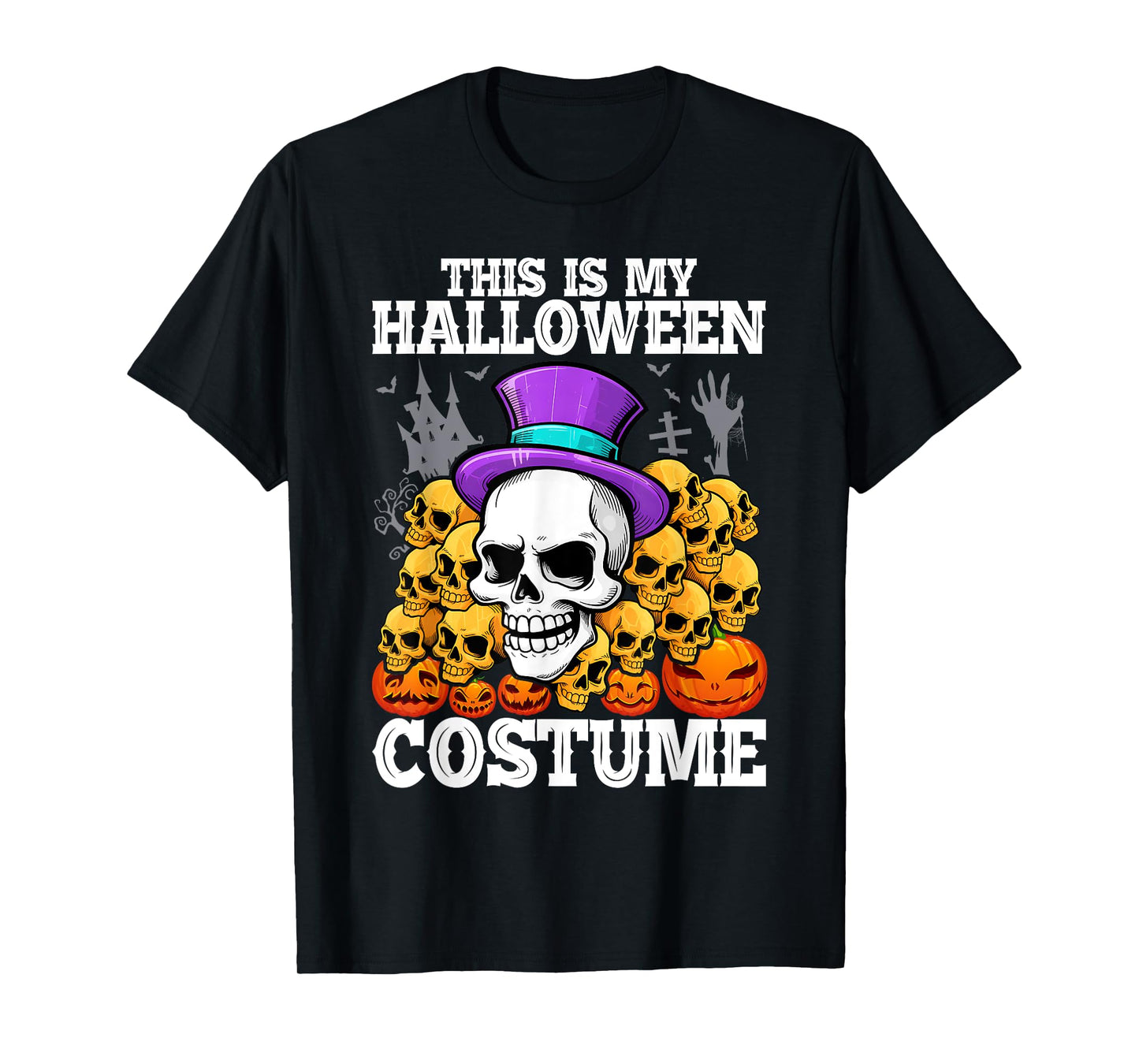 This is My Halloween Costume Skeleton Funny T-Shirt