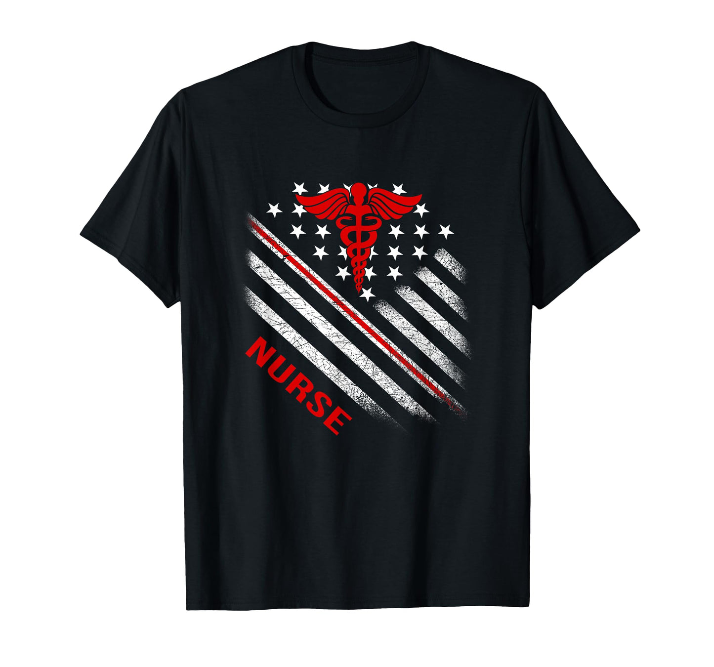 American Flag Patriotic Nurse Nurses Nursing Student T-Shirt