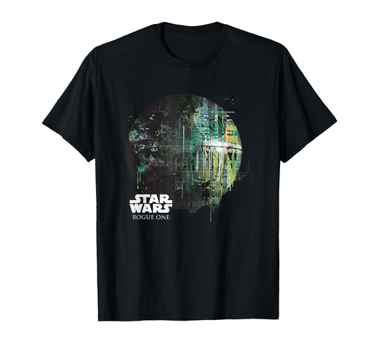 Star Wars Rogue One Epic Death Star Dripping Big Chest Logo T-Shirt