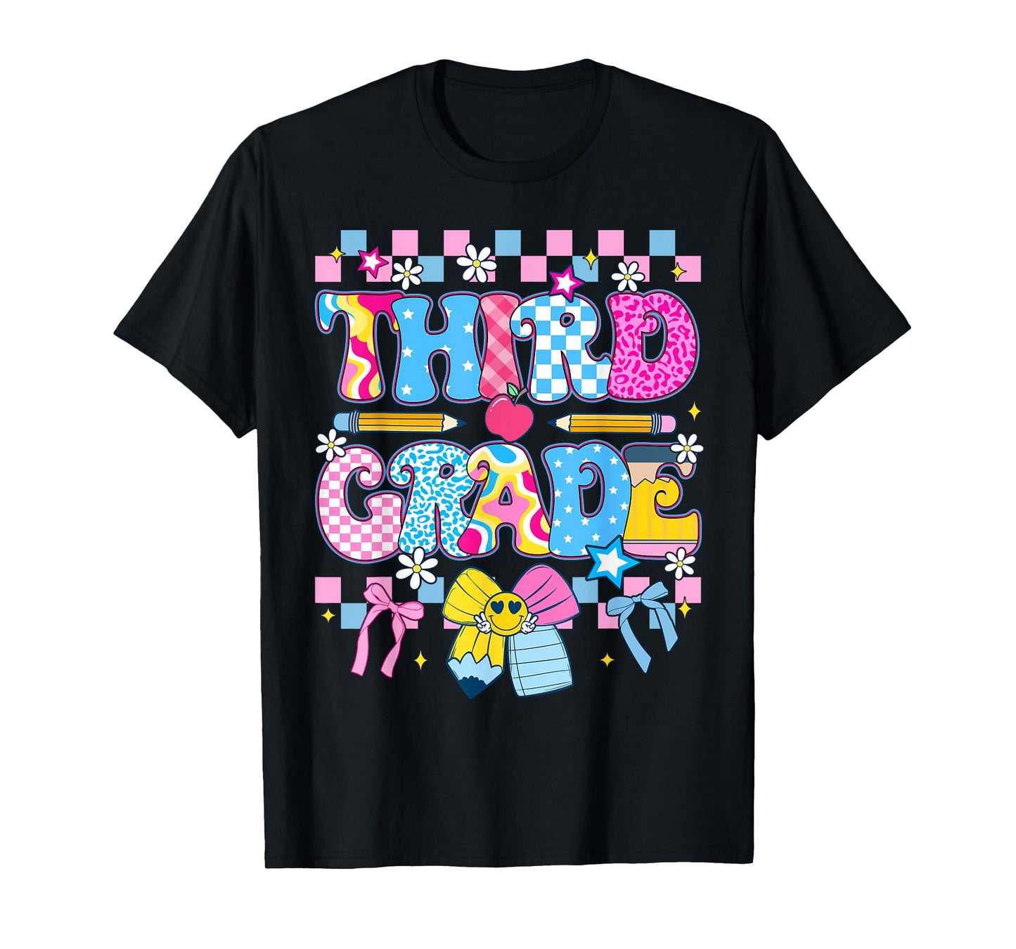 3rd Grade For Boys Girls Teacher Third Grade Back to School T-Shirt
