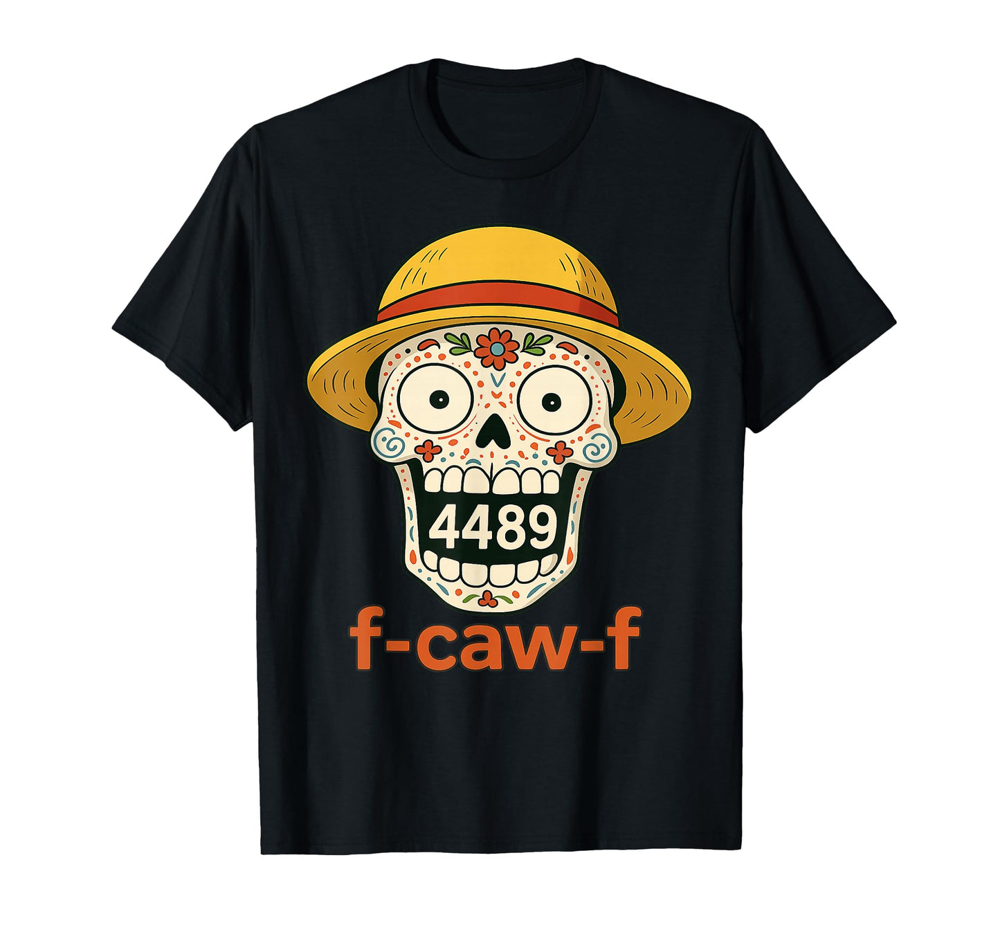 SEIS Siete Mexican Los Muertos Calaveras Sugar Skull 67 Boys T-Shirt