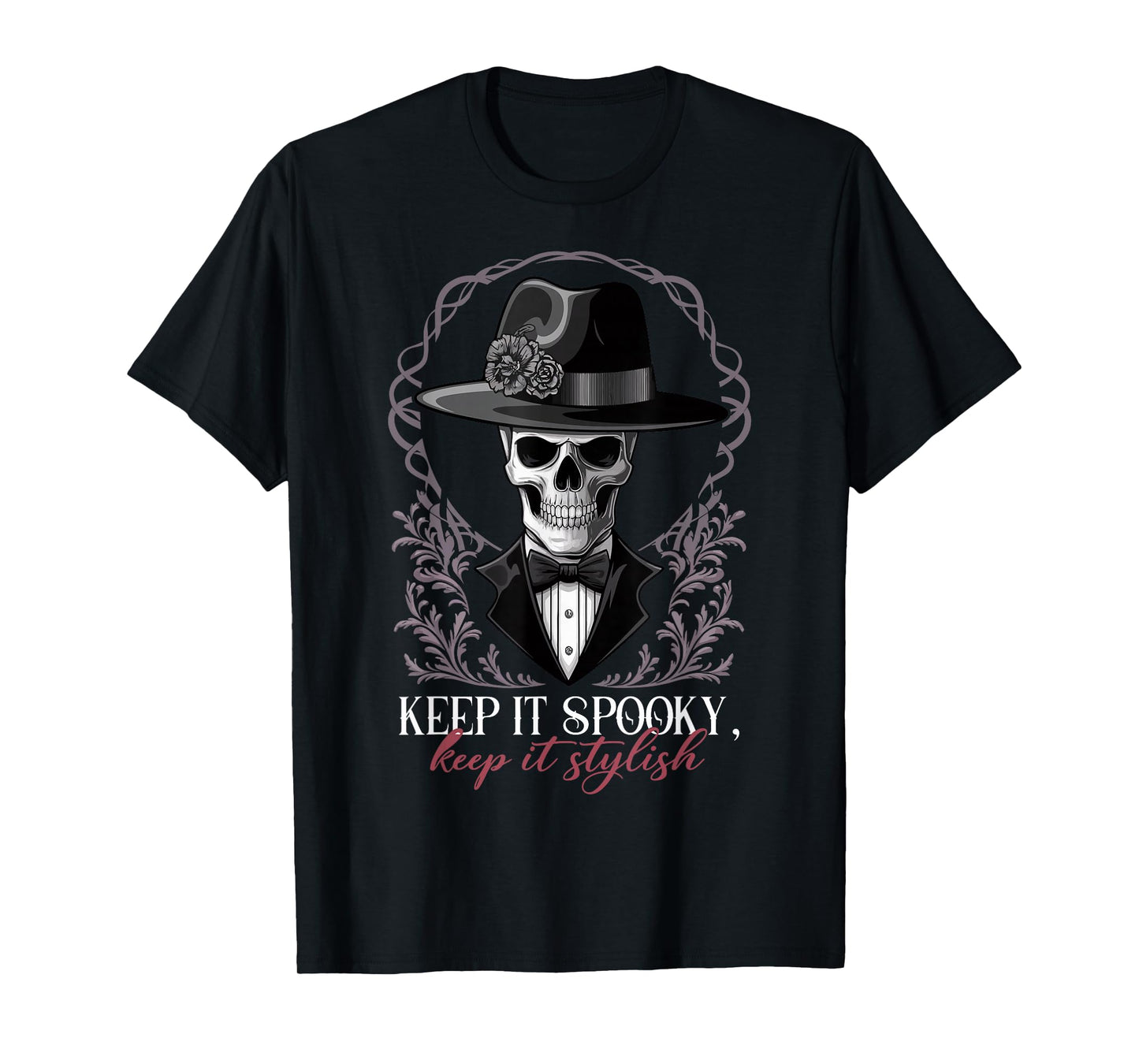 Halloween Keep It Spooky Keep It Stylish Skeleton T-Shirt