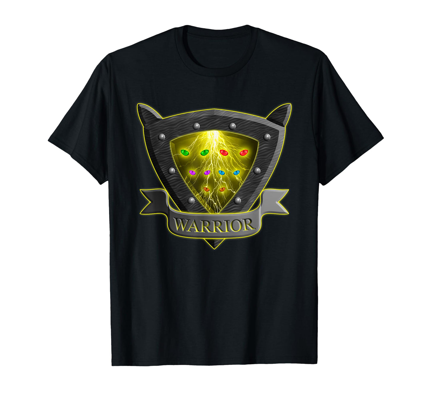 Cat Shield Eyes Thunder Funny for Kids T-Shirt