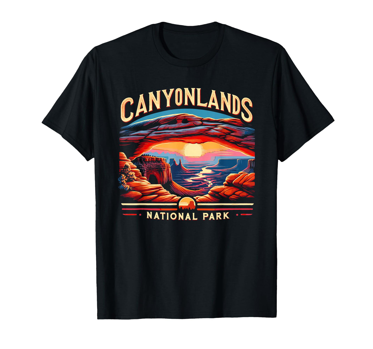 Canyonlands National Park Sunset Landscape Graphic T-Shirt
