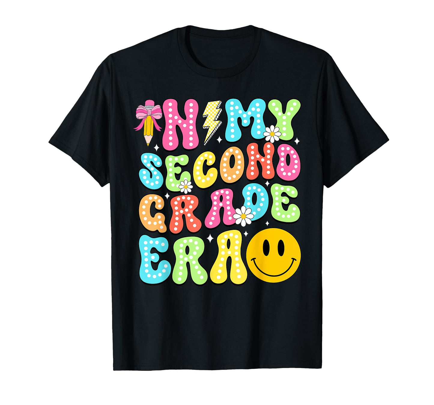 In My Second Grade Era Back To School 2nd Grade Girl Teacher T-Shirt