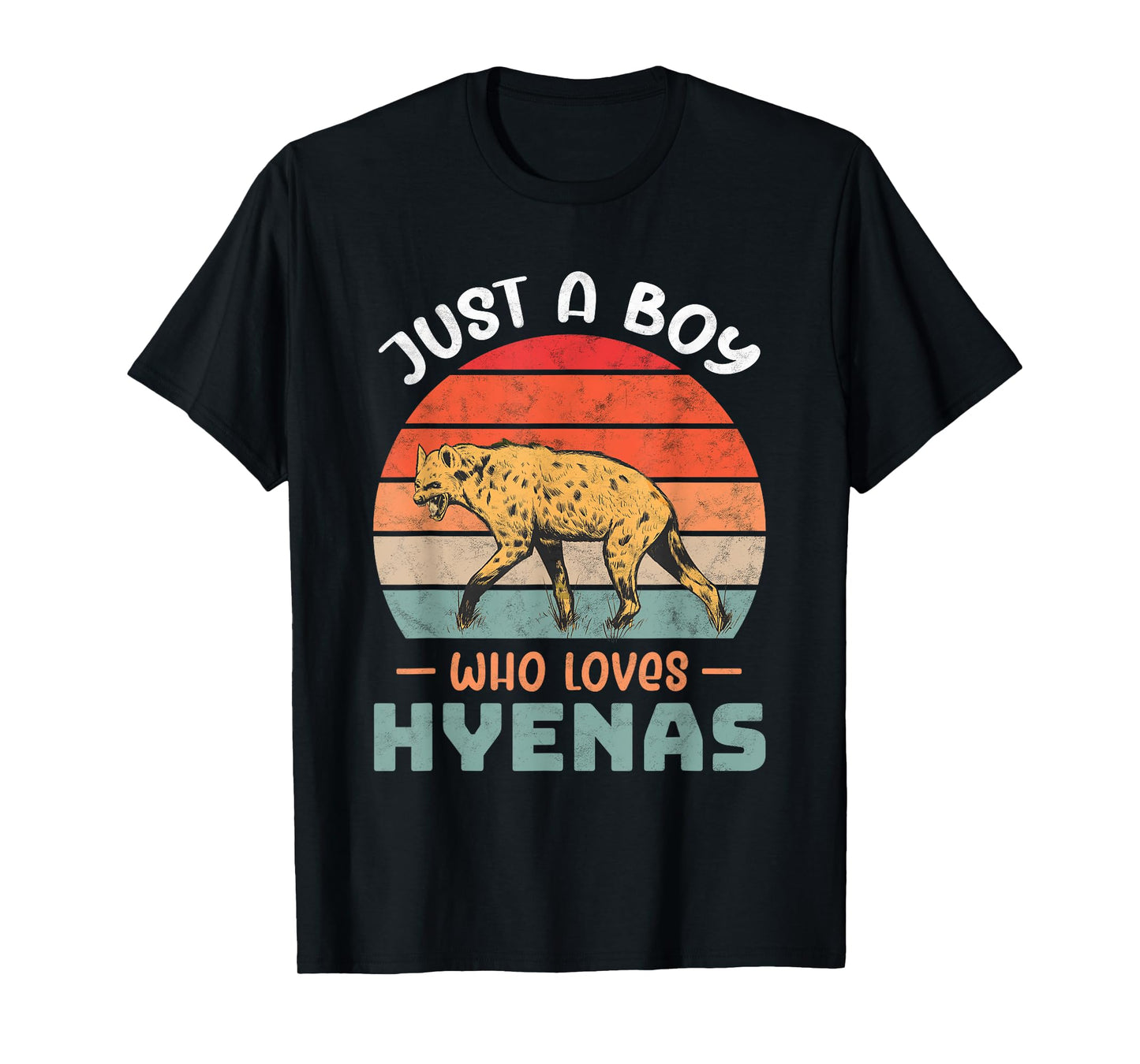 Just a Boy who loves Hyenas Safari animal Hyena T-Shirt