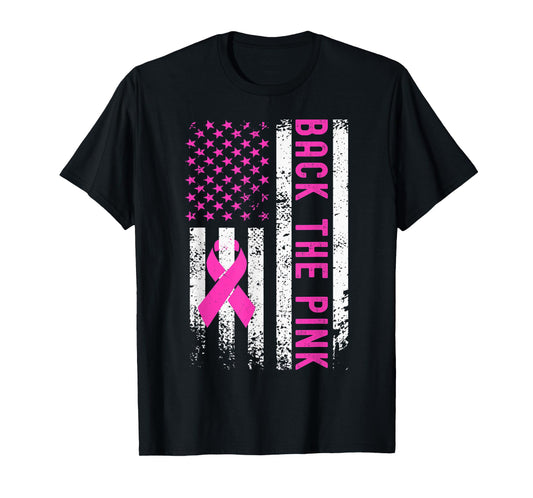 Back The Pink Breast Cancer Awareness T-Shirt