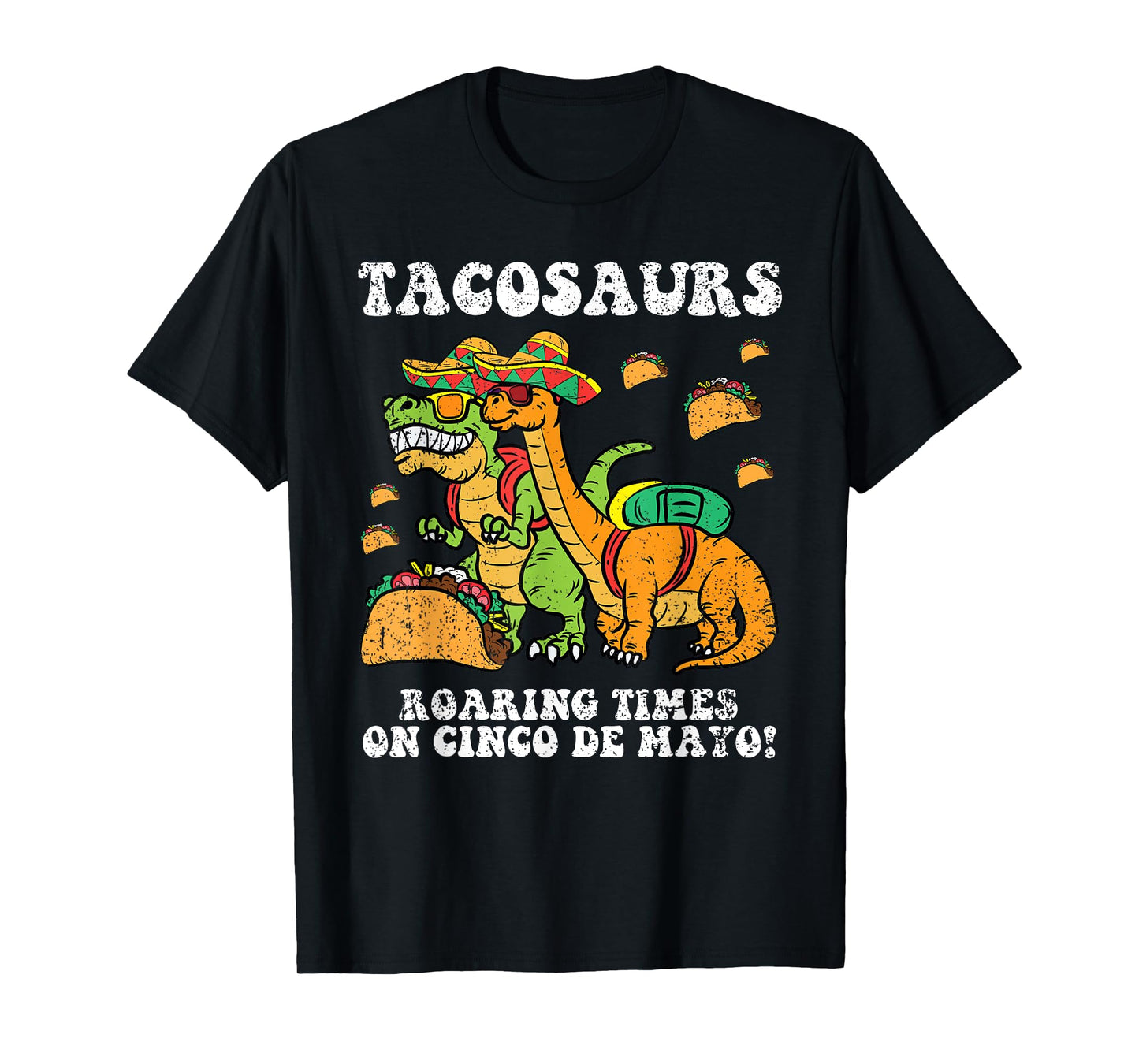 Tacosaurs Cinco De Mayo Dinosaur Taco Mexican Toddler Boys T-Shirt