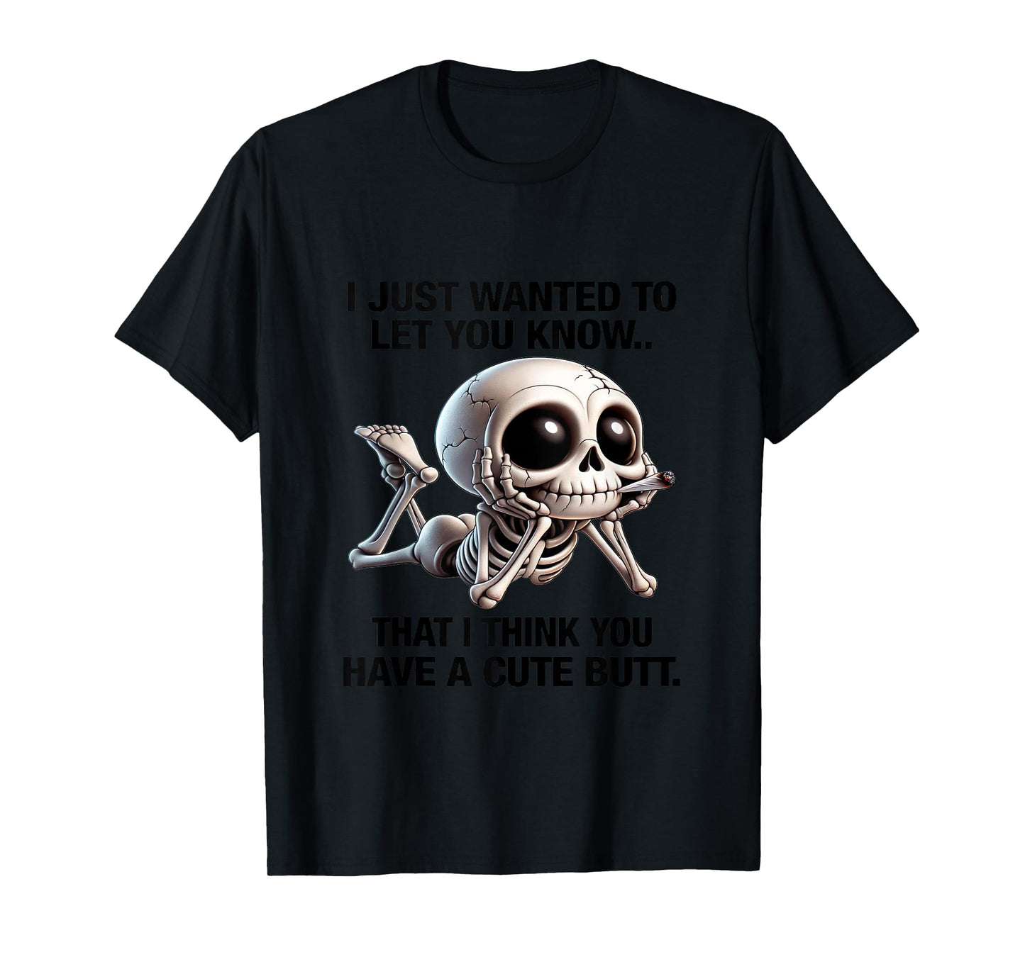 Skull I Just Wanted to Let You Know That I Think Tank Top