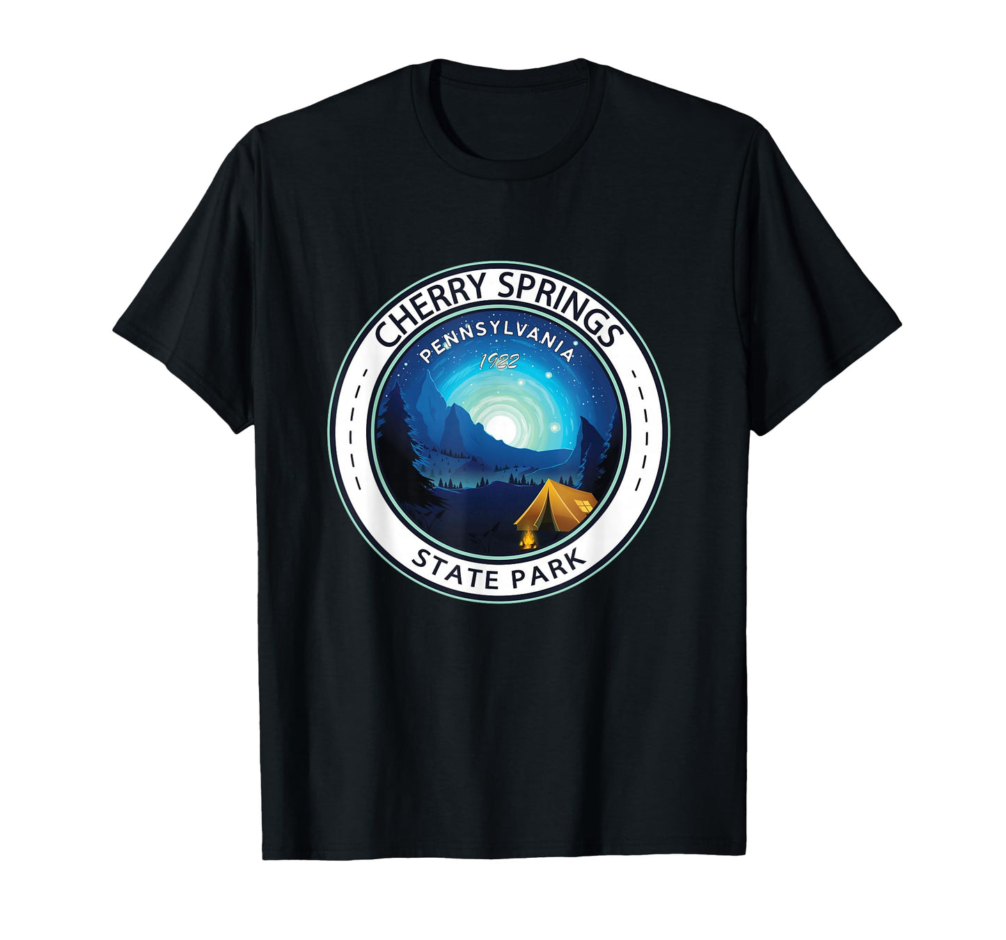 Cherry Springs State Park Pennsylvania Badge Vintage T-Shirt