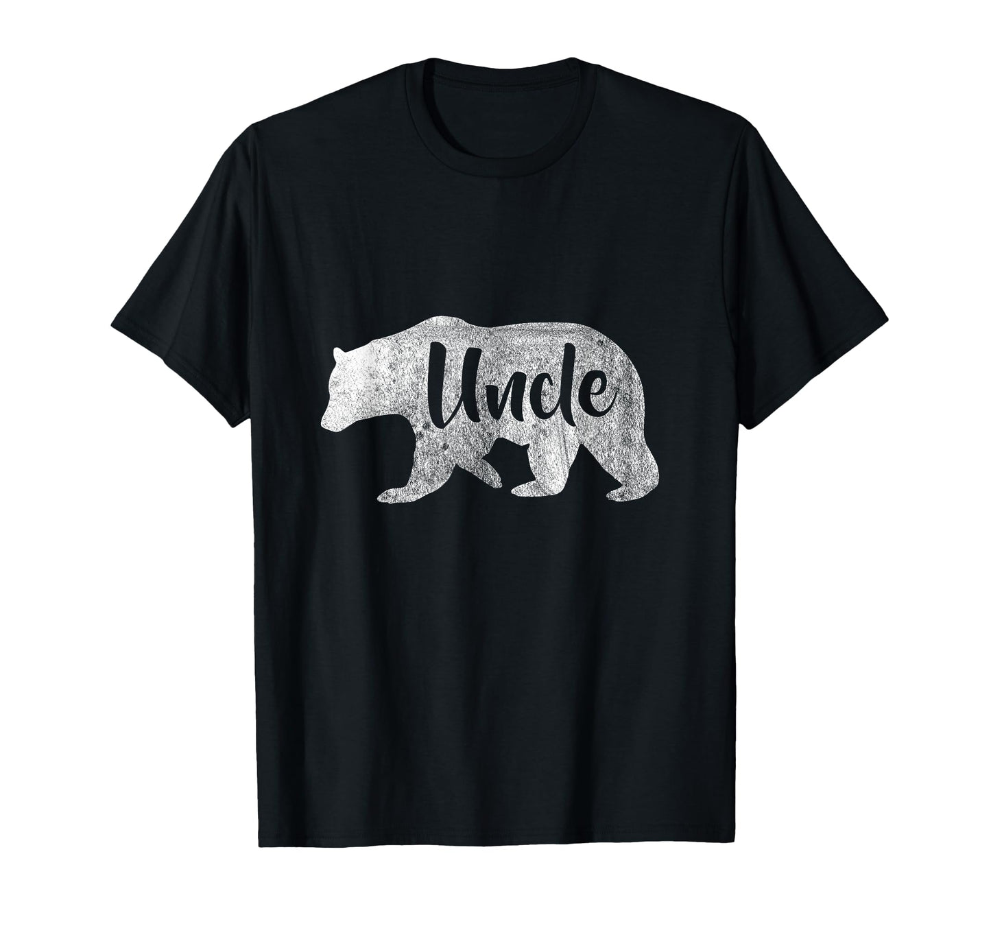 Men's Uncle Bear T-Shirt Cool Outdoors Family Tee T-Shirt