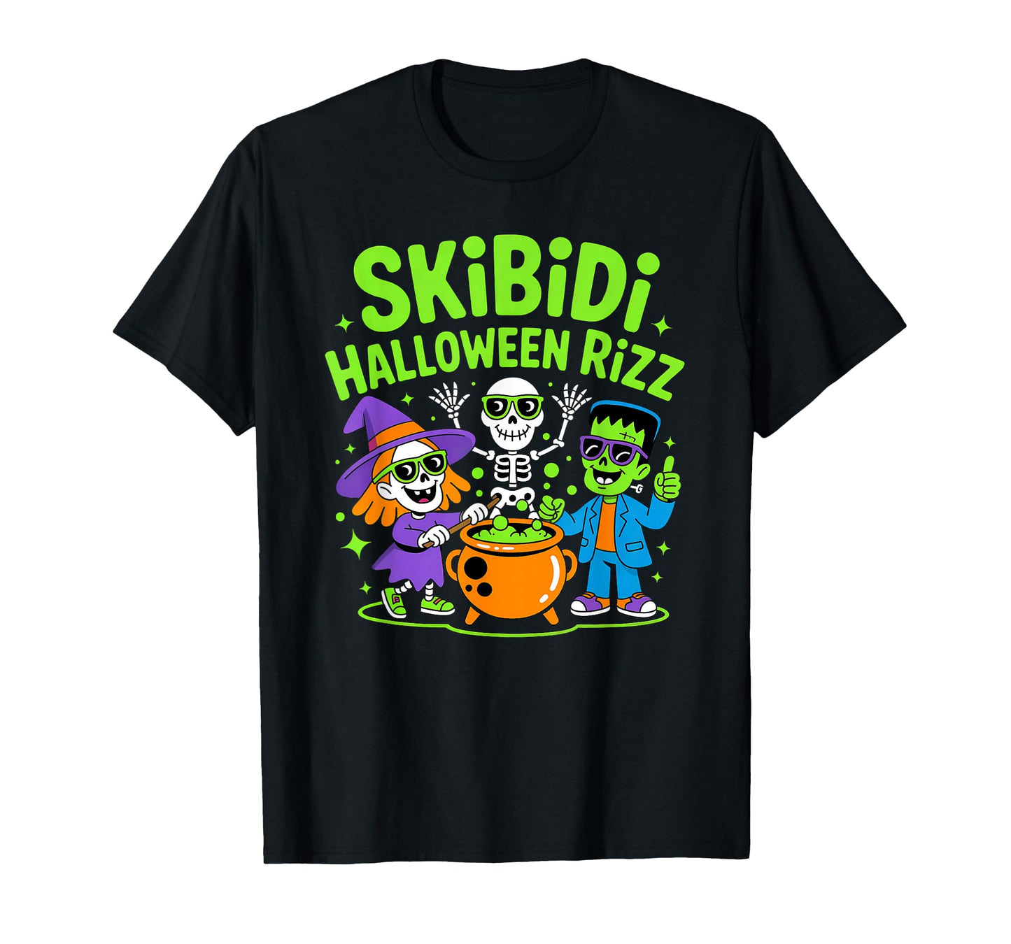 Skibidi Halloween Rizz - Funny Halloween Rizz Shirt T-Shirt