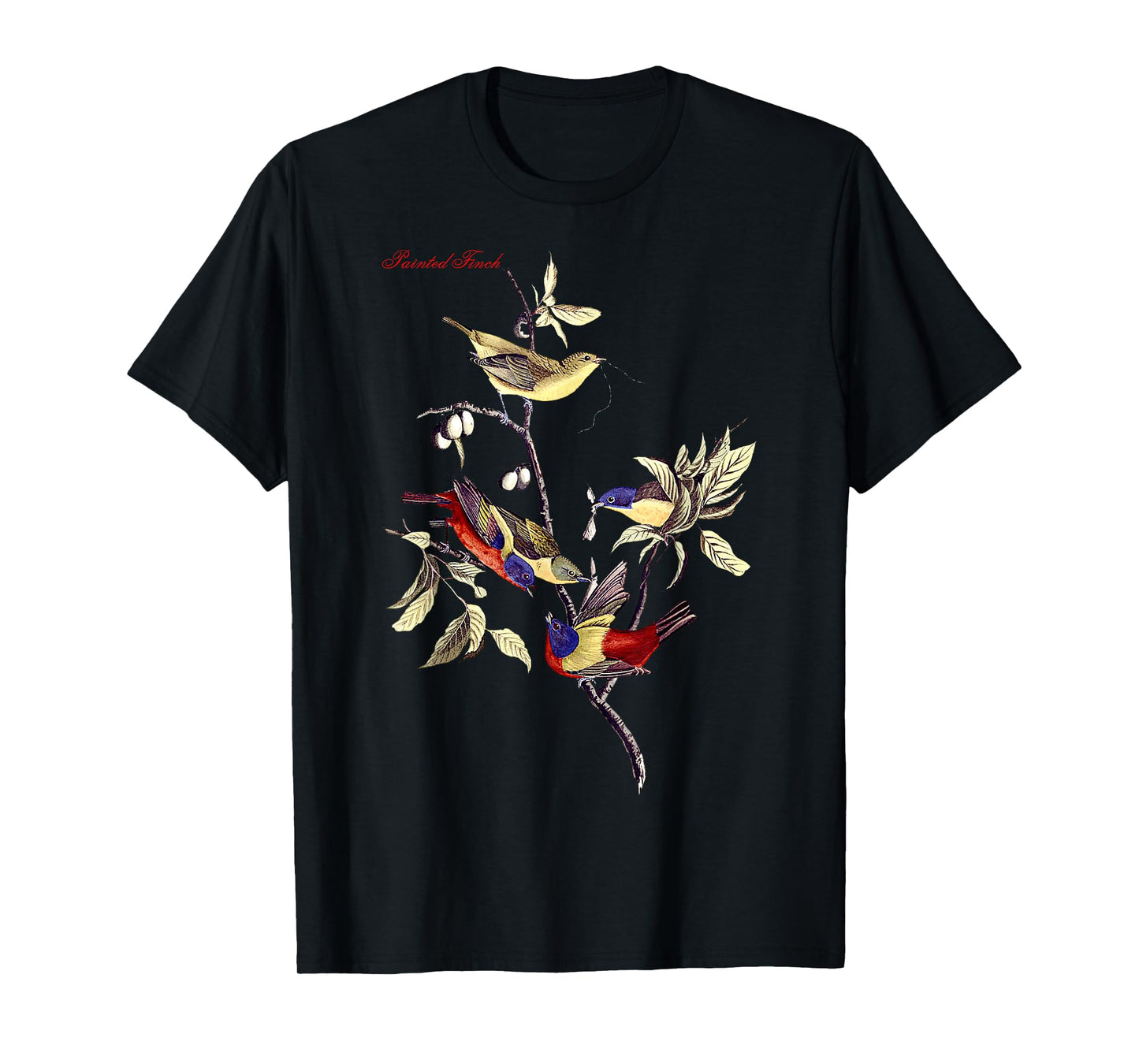 Audubon Painted Finch North American Birds Education Nature T-Shirt