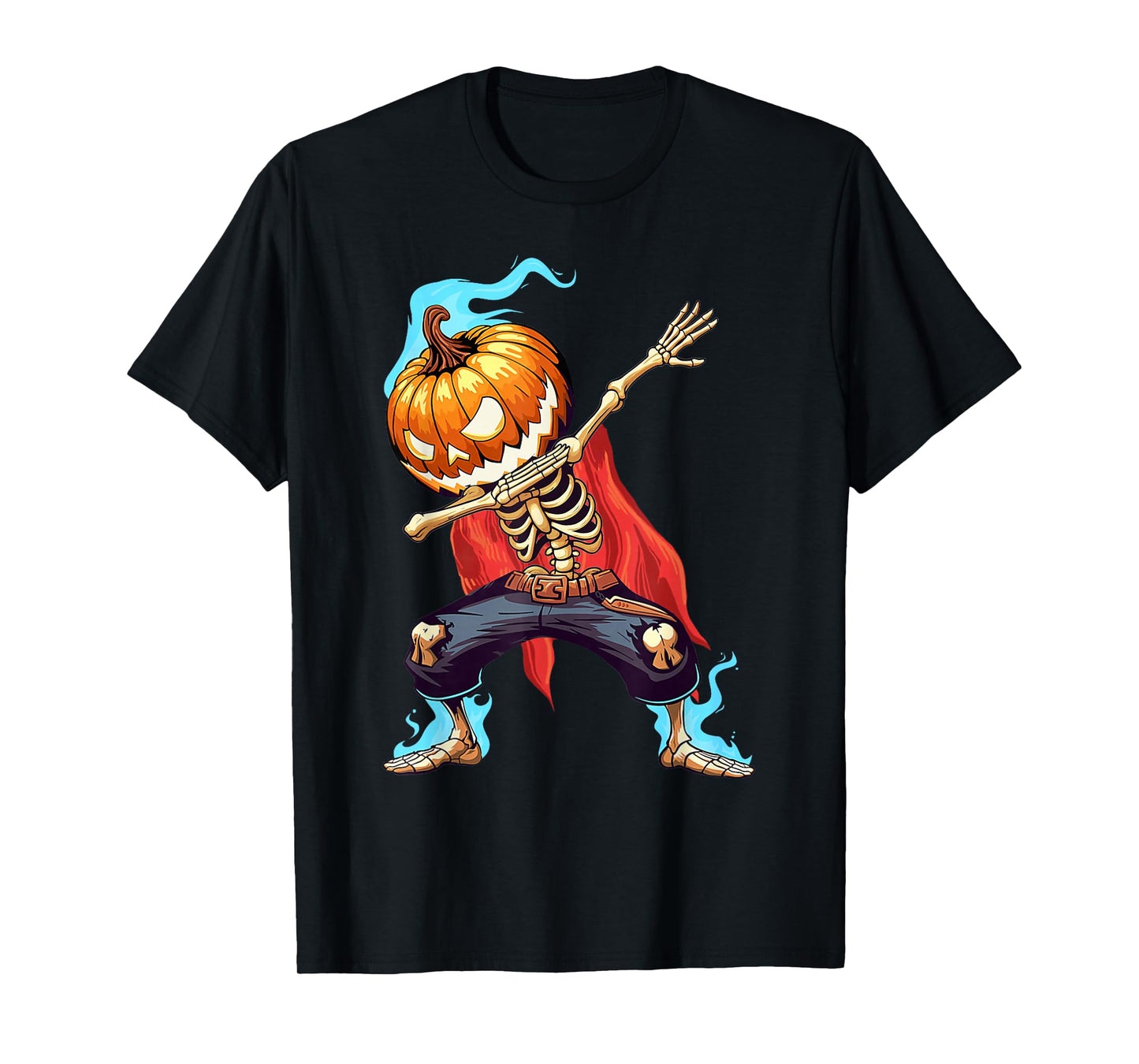 Dabbing Halloween Skeleton Monster Dab Spooky Boys Halloween T-Shirt