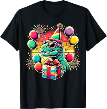 Dinosaur Birthday Party T-Rex Dinosaur T-Shirt