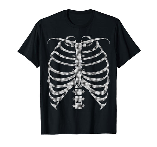 Creepy Skeleton Bones Halloween T-Shirt