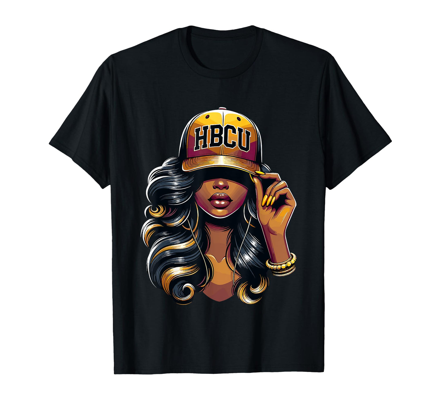 Beautiful Black Educated Girl HBCU T-Shirt