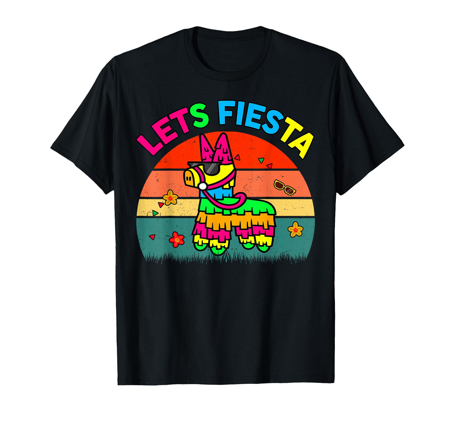 Pinata Cinco De Mayo Shirt Lets Fiesta Funny Mexican Boy Kid T-Shirt