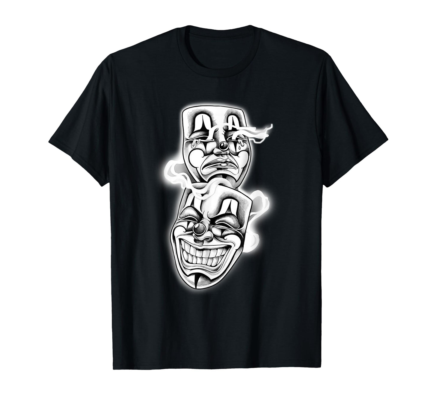 Laugh Now Cry Later Chicano Tattoo Flash T-Shirt