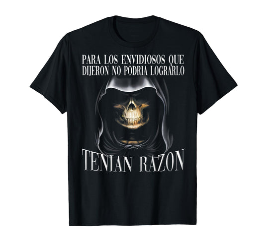Para los envidiosos, Calacas Chidas Gym Con Frases Sarcastic T-Shirt