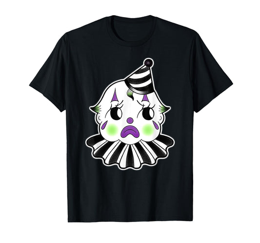 Urban Empyre Kewpie Baby Spooky Clown Sad Doll T-Shirt