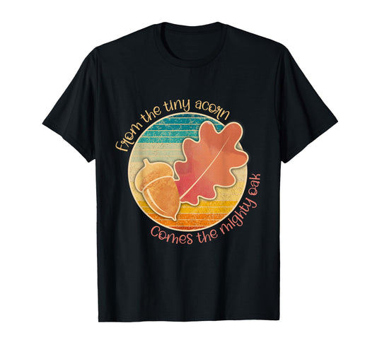 Acorn and Oak Leaf for Nature Lovers T-Shirt