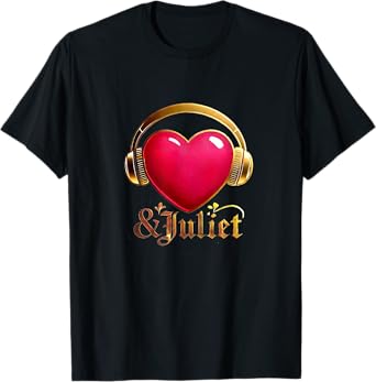 & Juliet Musical Theatre Heart Musicals T-Shirt