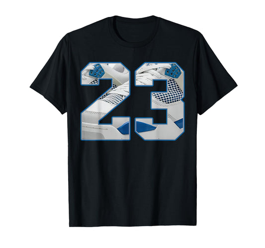 Number 23 Military Blue 4s Matching Tee For Men Women T-Shirt