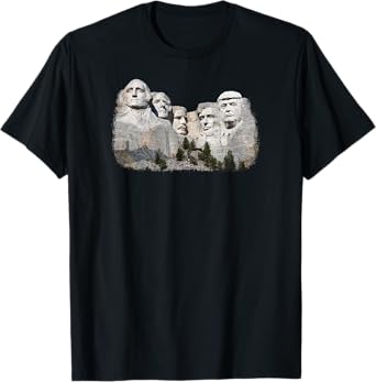 New Birth of Freedom President Donald Trump on Mount Rushmore T-Shirt