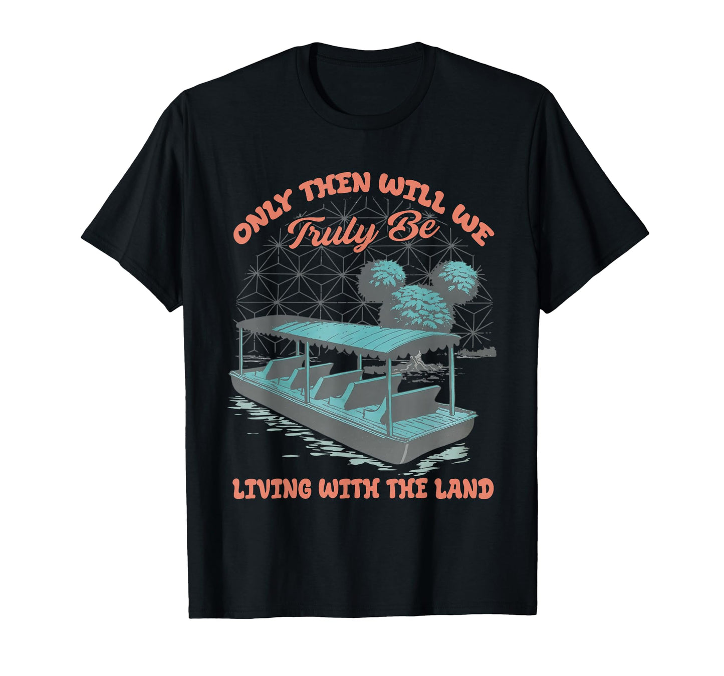 Epcot Boat Nature Truly Living with The Land T-Shirt