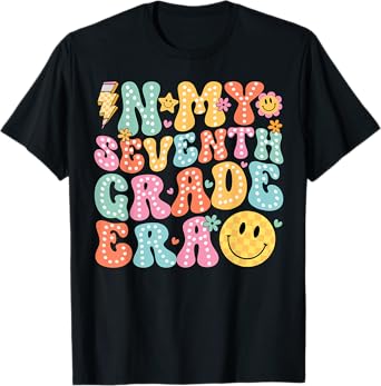 In My Seventh Grade Era Back To School 7th Grade Teacher T-Shirt