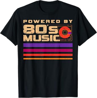 Retro Vintage Distressed 80's Music Rock Lovers T-Shirt