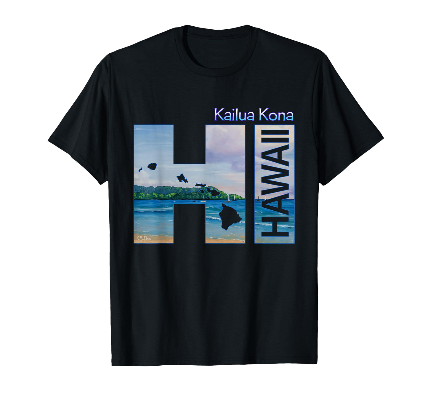 Kailua Kona HI Hawaii Aloha State Vacation T-Shirt