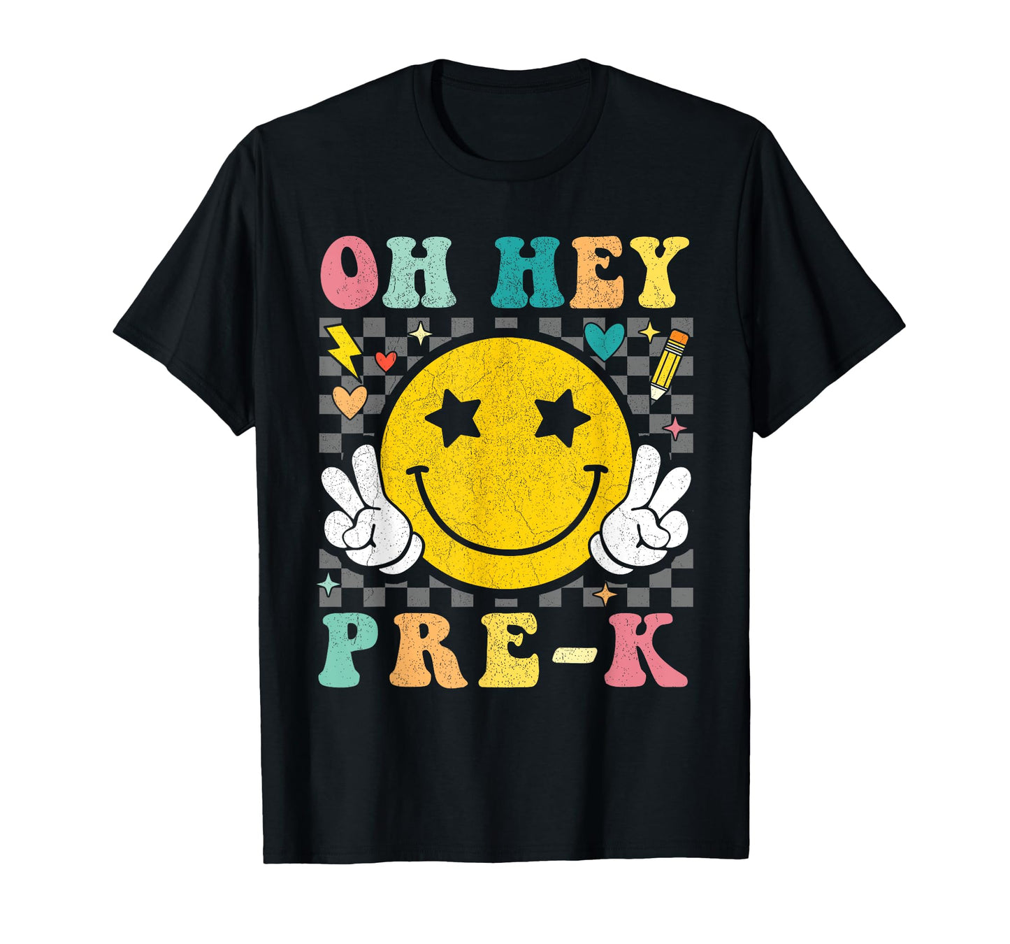 Oh Hey Pre-K Teacher Kids Happy First Day Back To School T-Shirt