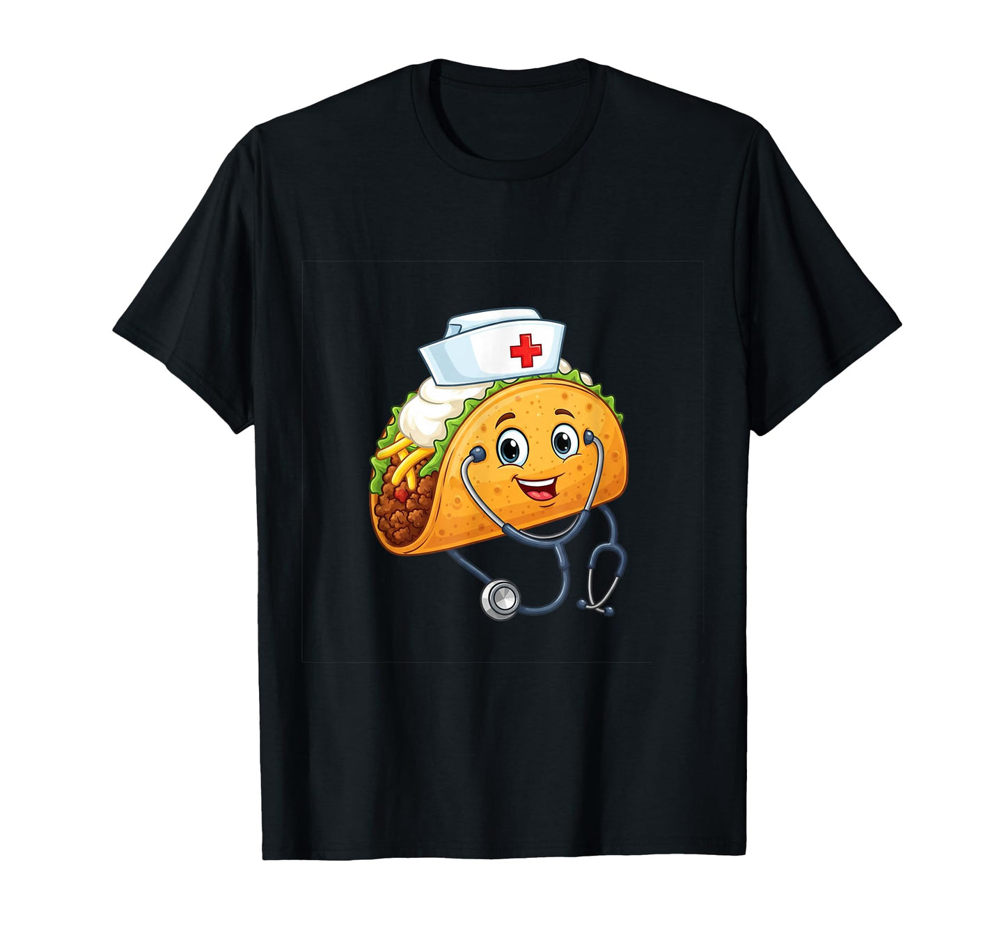 Taco Nurse Stethoscope Cinco De Mayo Women Scrub T-Shirt