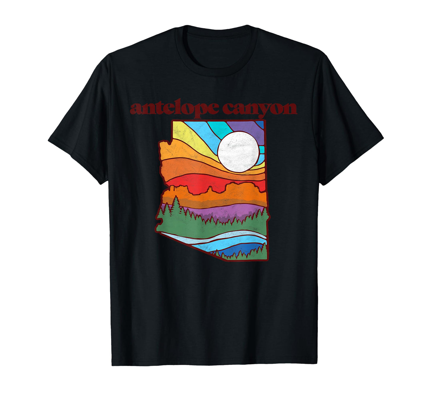 Antelope Canyon Arizona Vintage Nature Design Outdoor T-Shirt