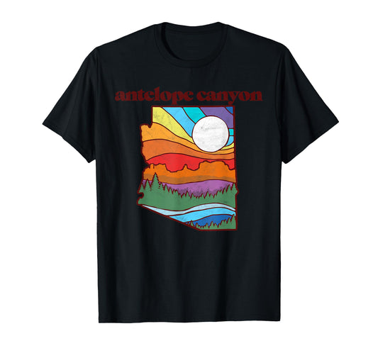 Antelope Canyon Arizona Vintage Nature Design Outdoor T-Shirt