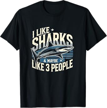 Funny Shark Lover Shark Enthusiast Shark T-Shirt