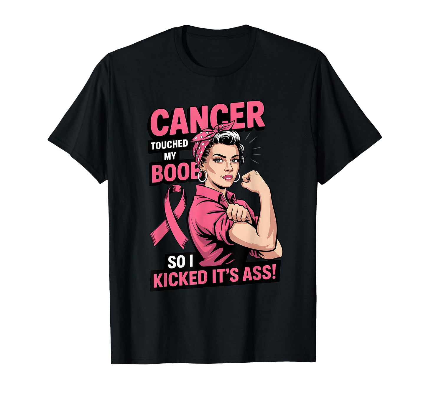 Cancer Touched My Boob Breast Cancer T-Shirt